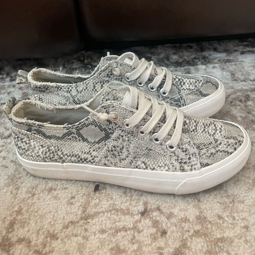Snakeskin sneakers